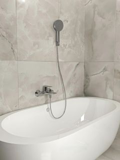 Смеситель для ванны Knotlor KN-32, хром